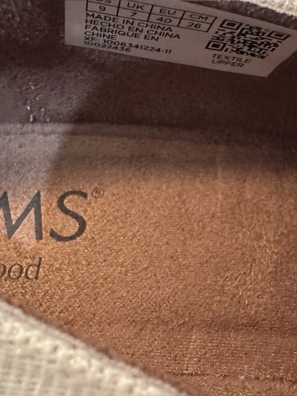 Toms’ Beige Metallic Casual Peep Toe Wedges - Picture 4 of 10